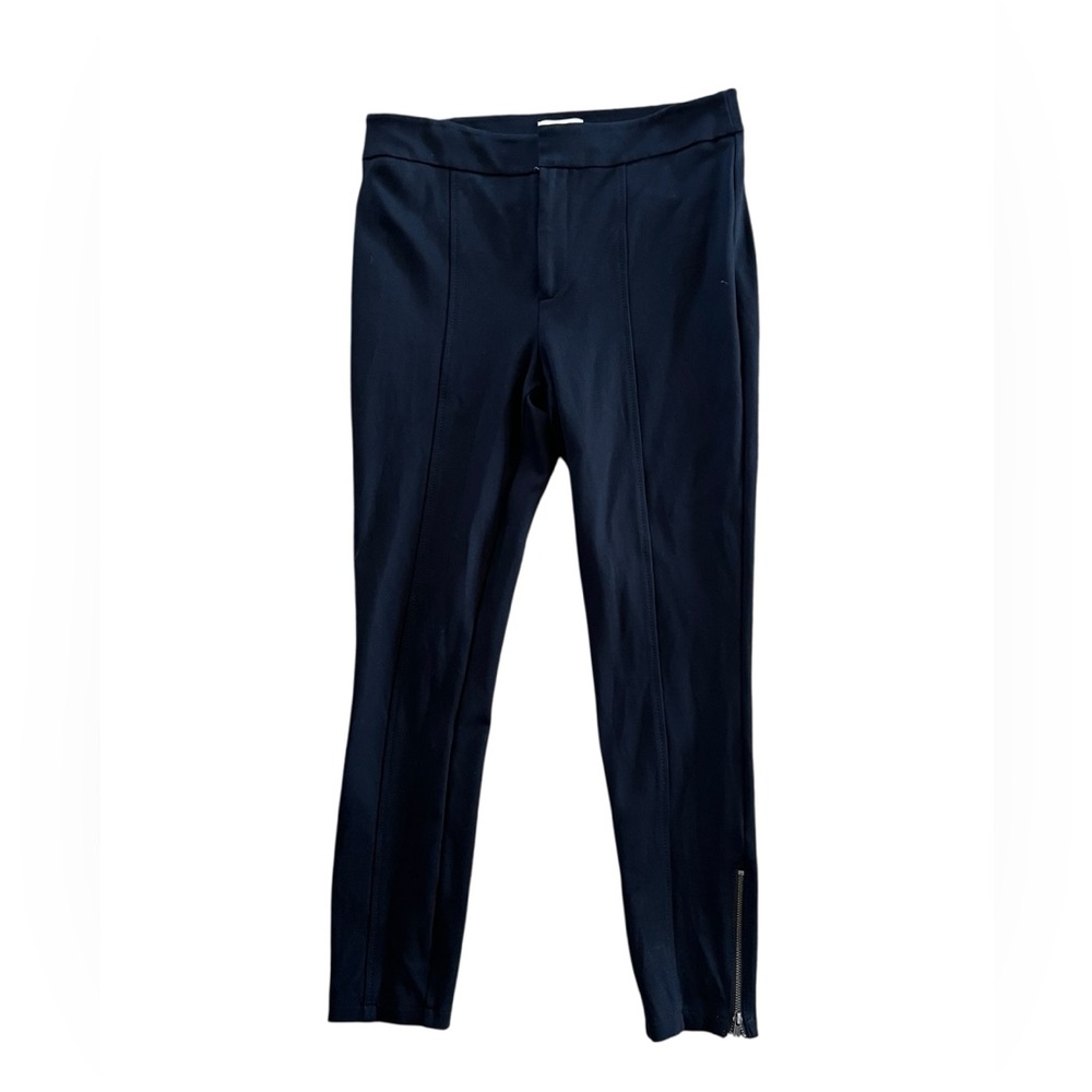 Anthropologie the essential slim pants, zipper ankle, size 10 black